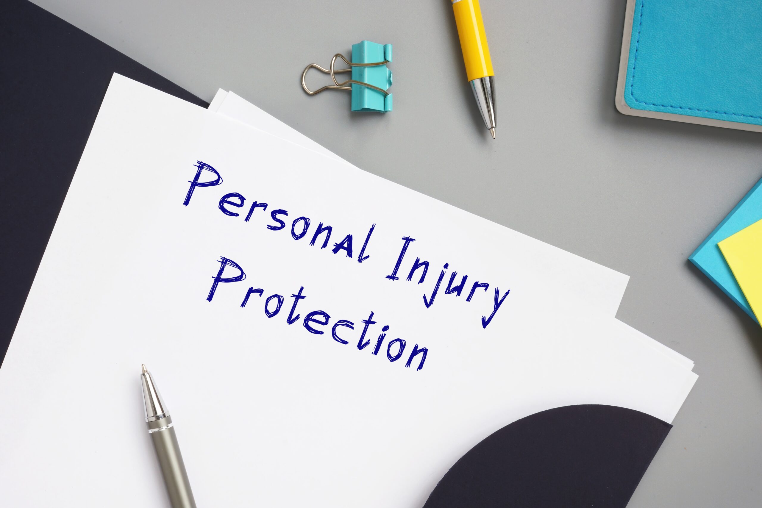 Legal,Concept,About,Personal,Injury,Protection,With,Phrase,On,The