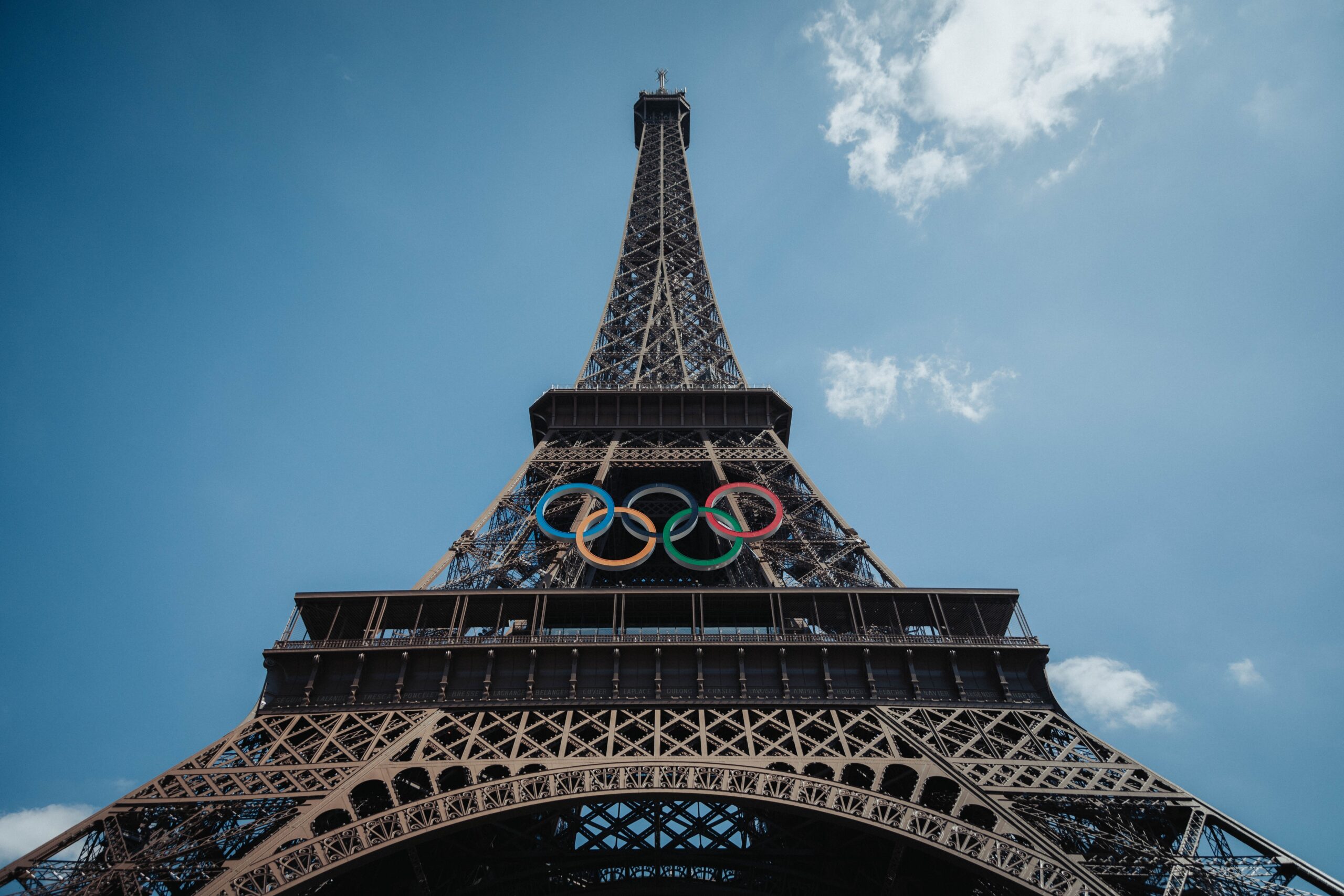 Paris,,France, ,June,23,2024:,The,Olympic,Rings,Installed