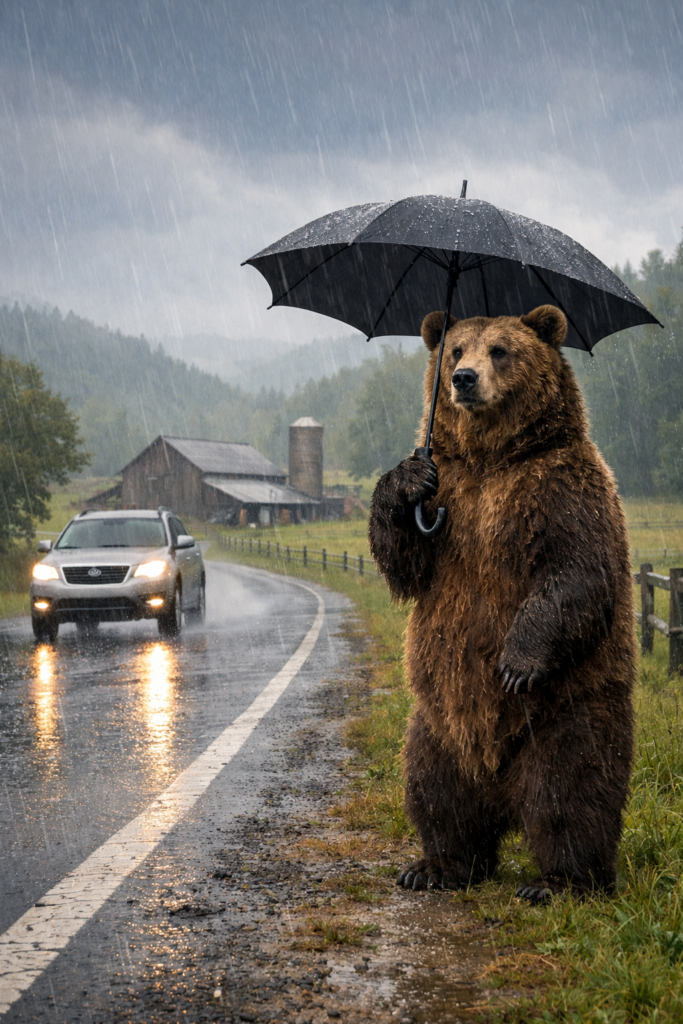 Auto Lawsuits, Umbrellas and Bears